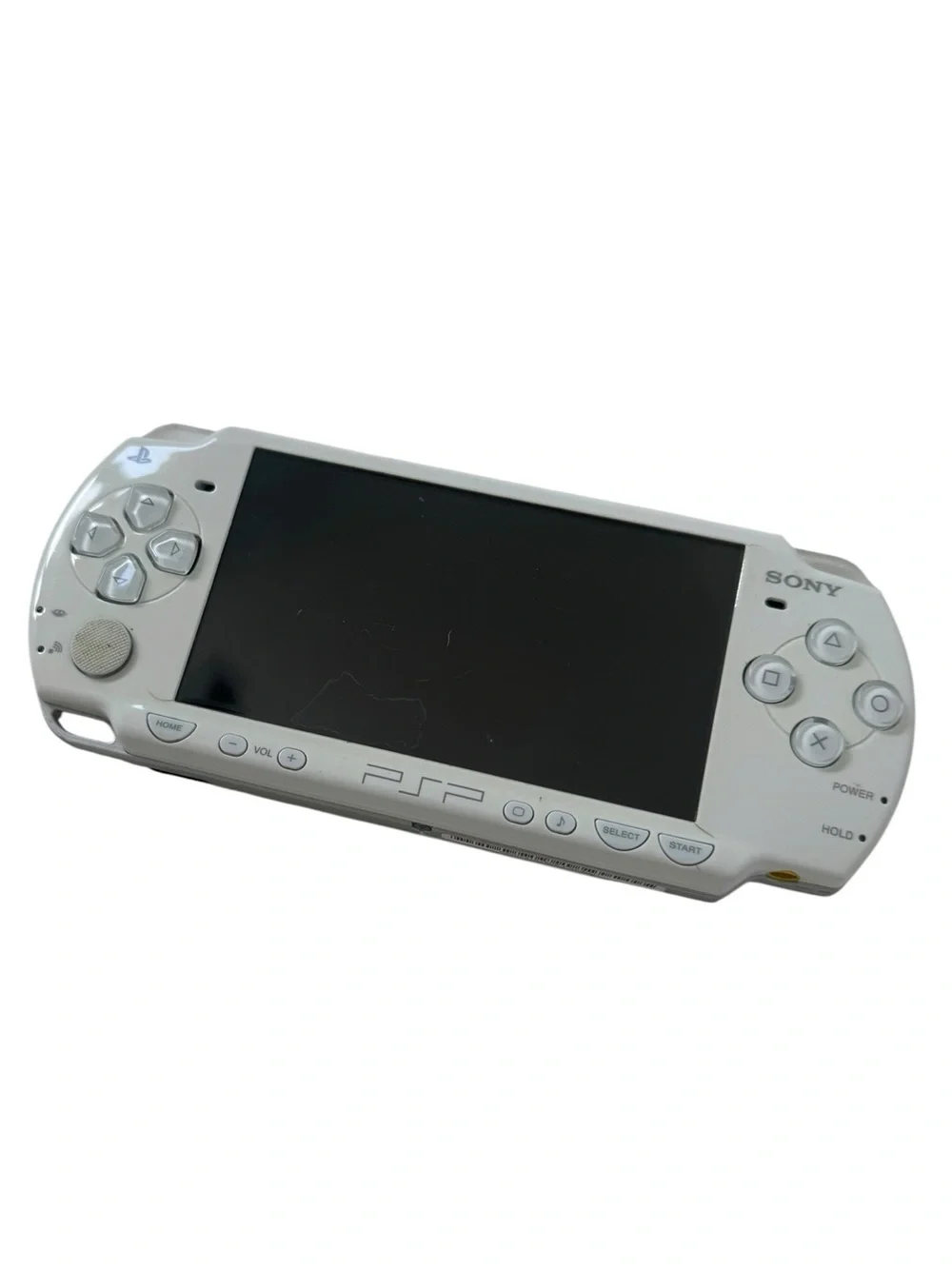 Sony PSP 2001 Ice Silver Handheld Console | UMD | Parts or Repair |